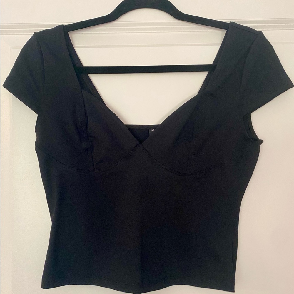 Elegant Black Women's Top